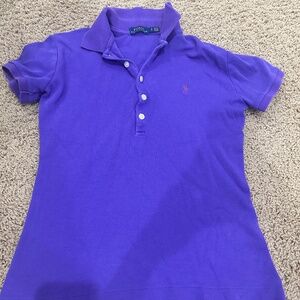 purple ralph lauren polo